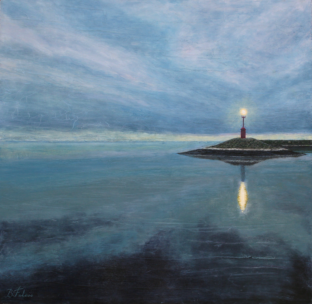 -VERKOCHT- Havenlicht Burghsluis 61 x 62   2015 